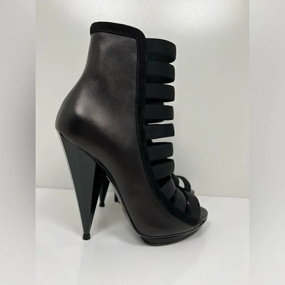 Gucci Black Booties Size 36.5
